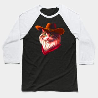 kitten wear like a cowboy Baseball T-Shirt